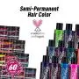 Manic Panic Dark Star Grey Hair Dye avec nuances violettes (4oz) - Couleur semi-permanente classique Haute Tension - Vegan, PPD et sans ammoniaque - Prêt à l'emploi, sans mélange. Manic Panic Dark Star Grey Hair Dye avec nuances violettes (4oz) - Couleur semi-permanente classique Haute Tension - Vegan, PPD et sans ammoniaque - Prêt à l'emploi, sans mélange.