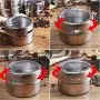 BESTOMZ Spice Jars Stainless Steel Storage Jars 6pcs Small Bottles and Rack BESTOMZ Spice Jars Stainless Steel Storage Jars 6pcs Small Bottles and Rack