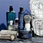 Shea Moisture Männer Shave Care Set, Teebaumöl & Sheabutter Aftershave Elixir | Afrikanisches Schwarzes Seife & Sheabutter Gesichtsreinigung & Peeling-Reinigungsmittel
