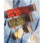 NNDQ Glass Food Storage Jar Containers, Set of 2 Kitchen Canisters with Airtight Seal Bamboo Lid for Serving Tea, Coffee, Spice and More