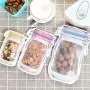 30er Set Mason Jar Ziplock Beutel mit Reißverschluss, wiederverwendbar, luftdicht, zum Aufbewahren von Lebensmitteln, für Reisen, Camping, Picknick
