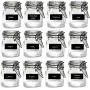 12 X MINI GLASS CLIP TOP SPICE STORAGE PRESERVING JARS CONTAINER CANISTERS (Clear) by Eurotrade W Ltd 12 X MINI GLASS CLIP TOP SPICE STORAGE PRESERVING JARS CONTAINER CANISTERS (Clear) by Eurotrade W Ltd