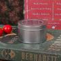 Milue Clear View Tinplate Iron Storage Spice Case Container Tin Box Round Tins (02#)
