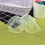 132 24Pcs Heart Shaped Slime Containers Storage Cups Box Leakproof Clear Plastic Lid Deli Sauce Chutney Food Toy Containers