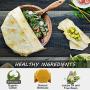 Reusable Beeswax Food Storage Wraps 4 Pack, Eco Friendly Wax Wraps for Food, Healthy Alternative to Saran Wrap - 1 Large, 2 Medium, 1 Small