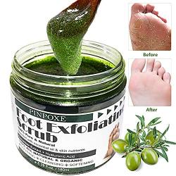 Foot Exfoliation, Foot Scrub, Foot mask to Remove Cornea, Foot Callus Remover, Natural exfoliator Dry Skin Remover softens for Thick Cracked Dry Heel feet, Dead Skin Remover Baby feet, 150g