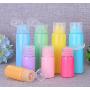 12PCS PET Plastic Flip Bottle Portable Travel Bottle Refillable Sample Container Jar Pot Vial Cosmetic Packing For Essential Oil Perfume Shampoo Shower Gel Emulsion Color Random