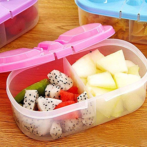 Kimanli Fridge Freezer Space Saver Organization Storage Rack Shelf Kitchen Box Hot (Pink)