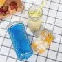 Ensemble de bocaux en verre Womdee, 250ml/500ml, large bouche avec couvercle étanche, bocaux de mode pour confitures, sauces, boissons, épices, stockage de nourriture, pot de décoration (500ML, 6 pièces)