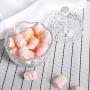 ComSaf Glass Candy Dish with Lid Decorative Candy Bowl, Crystal Covered Storage Jar, Set of 1(Diameter:4.1 Inch)