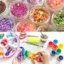 50 Stück Plastik Kosmetik Probenbehälter, Kleine Make-up Probenbehälter, Kosmetik Gläser, Make-up Kunststoffbehälter für Reisen, Proben, kleine Bastelarbeiten Lagerung (5g, transparent)