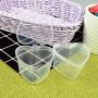 BESTONZON Slime Storage Containers Heart Shaped Box Plastic Containers with Lids 10 Pcs 45ml