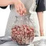 Bouteilles en verre étanches, contenants pour céréales, rangement pour épices/avoine/haricots/snacks Bouteilles en verre étanches, contenants pour céréales, rangement pour épices/avoine/haricots/snacks