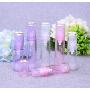 6PCS 5ml Purple Empty Portable Plastic Airless Pump Bottles Travel Lotion Pump Containers Cream Lotion Toner Cosmetic Toiletries Liquid Storage Containers Jar Pots