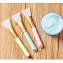 Lemoncy 4 pc Silicone Facial Mask Brush Makeup Applicator Brush Hairless Mask Mud Brush Tools Mask Applicator Makeup Cosmetic Brush for Facial Eye Mask DIY Needs (4 pc)
