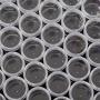 Cren 10Pcs Clear Plastic Pot Jar Box with Screw Cap Lid Cosmetic Containers