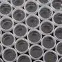 10 Stück Klare Plastikbehälter, Topf-Glasbehälter mit Schraubdeckel, Kosmetikbehälter-Container