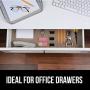 Gorilla Grip Original Drawer and Shelf Liner, Non-Adhesive, Size, 17.5 Inch x 10 FT, Durable and Strong, Grip Liners for Drawers, Shelves, Cabinets, Storage, Kitchen and Desks, Stripe Black White