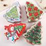 MOMU Christmas Tree Shape Tin Sealed Jar Jewelry Biscuits Coin Candy Storage Box Container Case Headphones Organizer