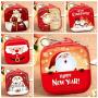 signmeili Christmas Tin Box, Candy Cookie Jar Gift Storage Container Holiday Decorative Box way