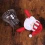 NUOBESTY 5Pcs Christmas Candy Jar Santa Claus Doll Food Storage Container Candy Boxes Gift Bottle Holder for Christmas Party Ornament