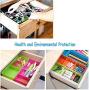 ONLINE Adjustable Storage Office Space Saver Desk Organizers Drawer cabinet-organizers Dividers Kitchen Cookware Storage Box flatware-organizers cookie-jars