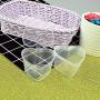 132 24Pcs Heart Shaped Slime Containers Storage Cups Box Leakproof Clear Plastic Lid Deli Sauce Chutney Food Toy Containers