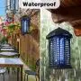 Endbug Insektensummer Outdoor Insektizide, 25W 4200V Wasserdichter Elektro-Mücken-Fliegenfänger für Haus Garten Patio Hof