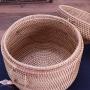 Rattan Weave Food Container Storage Box Handmade Organizer Kitchen Breathable Cans For Bulk Products Banks Jars Caps Jug Lock,B068Cm12X14Cm