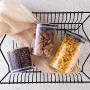 Glass Sealed Jars, Kitchen Household Grain Containers, Storage Spices/Oatmeal/Beans/Coffee Beans