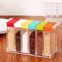 DecentGadget Seasoning Bottle Spice Jar Condiment Storage Pot Container