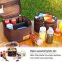 iBelly Storage Bottle Set for Camping Hiking BBQ,10PCS Spice Seasoning Bottle Box Set Seasoning Jar with Portable Storage Bag
