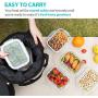 Bayco Glass Meal Prep Containers, [6 Pack, 22oz | 2.7cups] Glass Food Storage Containers with Lids, Airtight Glass Bento Boxes, BPA Free & FDA Approved & Leak Proof (6 lids & 6 Containers)