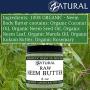 Organic Neem Butter-Coconut Oil, Neem Oil, Neem Leaf, Marula Oil, Kokum Butter, Rosemary (8 Ounce)