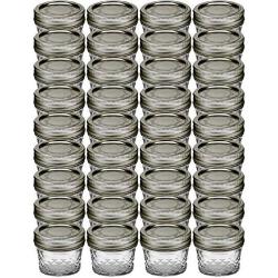 Ball 4-Ounce Quilted Crystal Jelly Jars with Lids and Bands, Set of 12 - 3 Pack (Total 36 Jars) with Cleaner Cloth