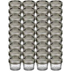 Ball 4-Ounce Quilted Crystal Jelly Jars with Lids and Bands, Set of 12 - 3 Pack (Total 36 Jars) with Cleaner Cloth