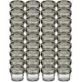 Ball 4-Ounce Quilted Crystal Jelly Jars with Lids and Bands, Set of 12 - 3 Pack (Total 36 Jars) with Cleaner Cloth