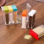 DecentGadget Seasoning Bottle Spice Jar Condiment Storage Pot Container