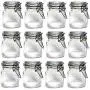12 X MINI GLASS CLIP TOP SPICE STORAGE PRESERVING JARS CONTAINER CANISTERS (Clear) by Eurotrade W Ltd 12 X MINI GLASS CLIP TOP SPICE STORAGE PRESERVING JARS CONTAINER CANISTERS (Clear) by Eurotrade W Ltd