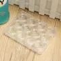 Bouteilles en plastique transparentes rondes 12 pièces avec couvercle à vis, accessoires et outil de stockage. Bouteilles en plastique transparentes rondes 12 pièces avec couvercle à vis, accessoires et outil de stockage.