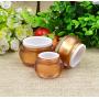 TOPWEL 10g/15g/30g Empty Refillable Golden Butterfly Acrylic Cosmetic Cream Jar Pot Bottle Container -Pack of 3 (15g)