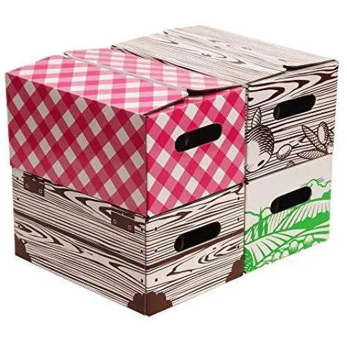 Set of 4 Quart Jar Storage Boxes by VICTORIO VKP1230 – 4 Stück Glaskaraffen-Aufbewahrungsboxen von VICTORIO VKP1230