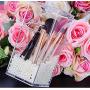Makeup Beads for Brushes,AIYoo Art Faux Pearls 1500 pcs for Lipstick, Mascara, Eyeliner,Makeup Brush Holder Organizer, Highlight Plastic Round Pearls,Diameter 8mm