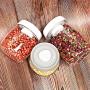 Glass Sealed Jars, Kitchen Household Grain Containers, Storage Spices/Oatmeal/Beans/Coffee Beans