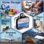 Sac de Rangement Transparent - Cubes de Compression pour Voyage - Grand Sac de Toilette pour Voyage - Grand Organisateur Transparent de Maquillage pour Femmes - Sac à Langer en PVC Transparent avec Fermeture Éclair - Étui en Vinyle Étanche Sac de Rangement Transparent - Cubes de Compression pour Voyage - Grand Sac de Toilette pour Voyage - Grand Organisateur Transparent de Maquillage pour Femmes - Sac à Langer en PVC Transparent avec Fermeture Éclair - Étui en Vinyle Étanche