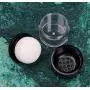 Leere Tragetasche für Rouge-Puderbox mit Schwamm und Spiegel (15ml)