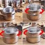Seasoning Pot, Maserfaliw 6Pcs Portable Pepper Stainless Steel Spice Jars Magnetic Seasoning Pot Container, Recyclable, Suitable For Holiday Gifts In The Outing and Indoors.