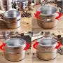 Gewürzgarskochen Topf, Maserfaliw 6er Set Tragbare Edelstahl Gewürzgläser Magnetische Gewürzbehälter, Recycelbar, Geeignet als Weihnachtsgeschenk für Unterwegs und Zuhause.