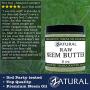 Organic Neem Butter-Coconut Oil, Neem Oil, Neem Leaf, Marula Oil, Kokum Butter, Rosemary (8 Ounce)
