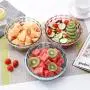 Kitchen Food Storage Jar Airtight Food Storage Plastic Food Container With Lid 3-Piece Set Food Storage Jar Kitchen 100% BPA Free Used For Freezer Dishwasher (Color : Green)